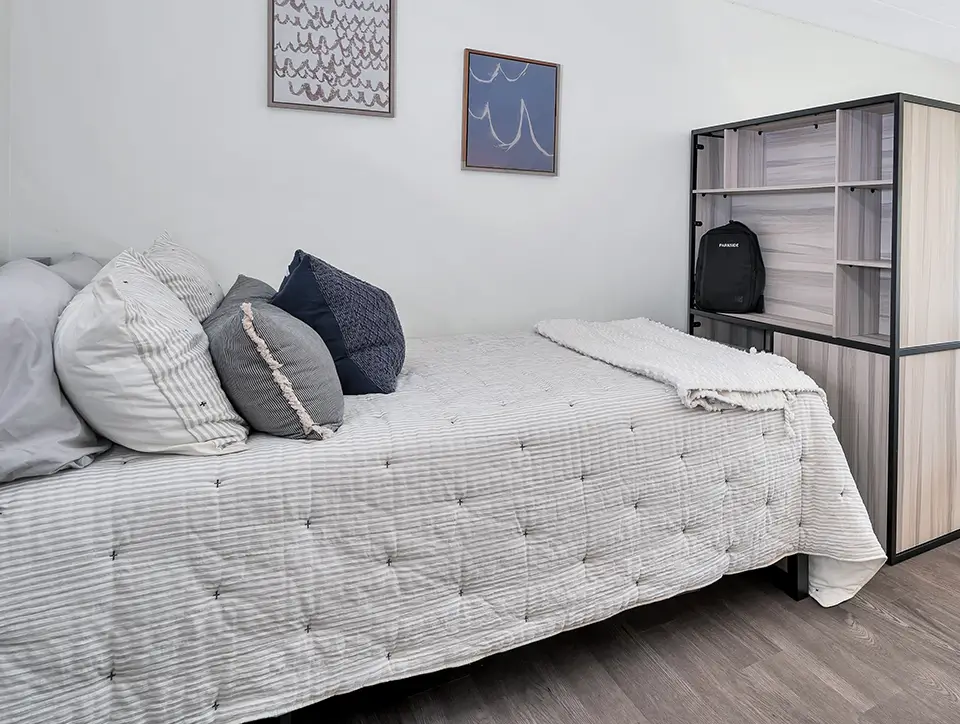 furnished bedroom