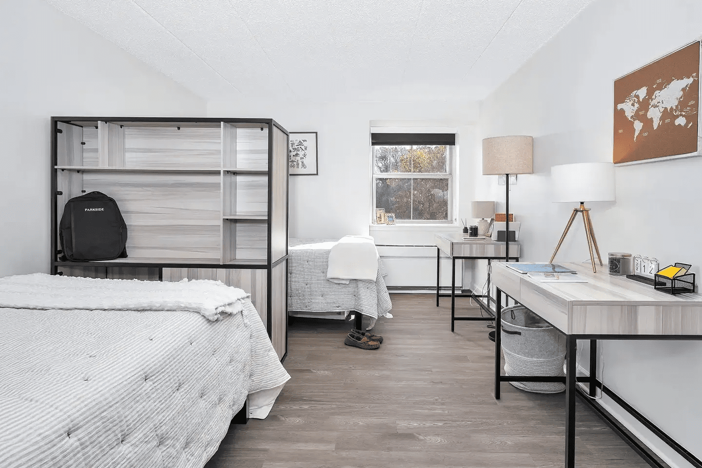 Student apartment interior